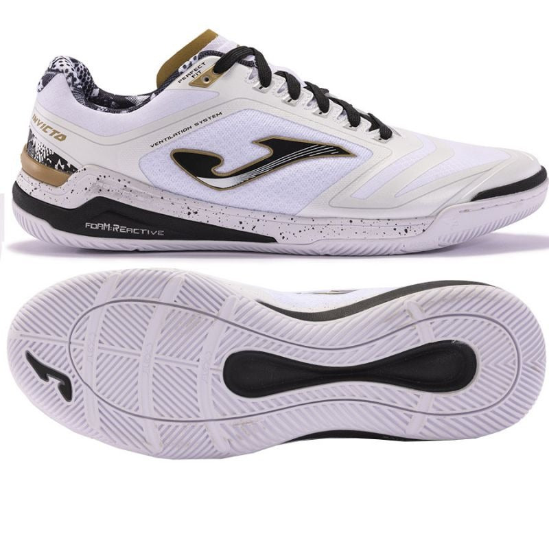 JOMA Chaussures de futsal Invicto 24 intérieures Blanc 45