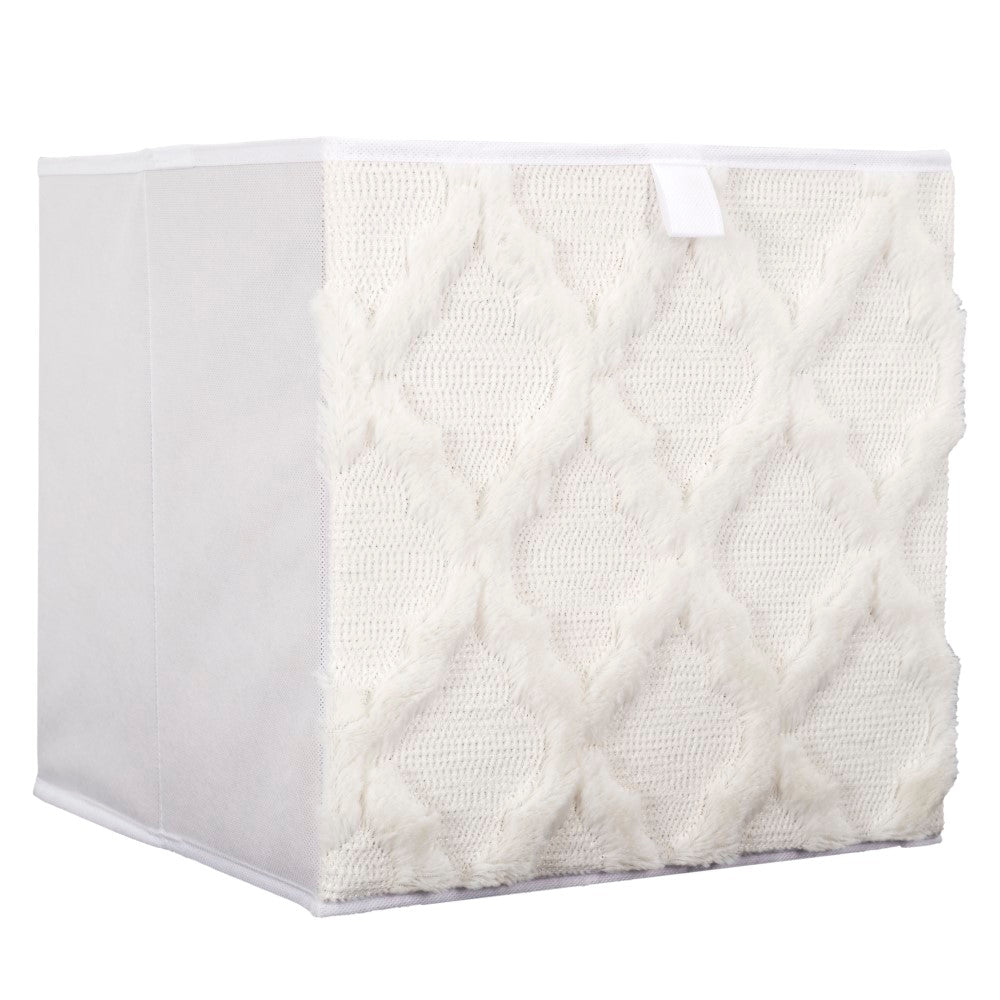 HOME DECO FACTORY Cube de rangement pliable 30 x 30 cm Tufte