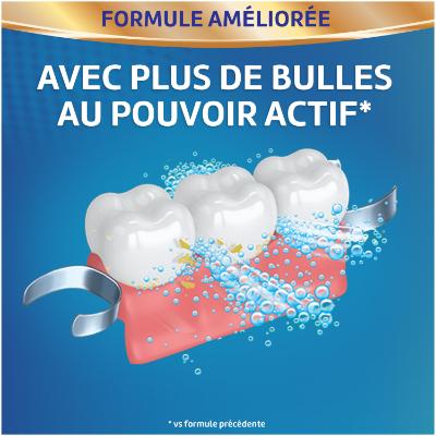 POLIDENT Pouvoir Actif - Nettoyant Appareil Dentaire Fraîcheur Intense - 36 Comprimés