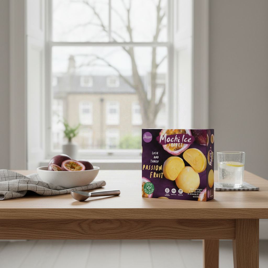 Buono Mochis glacés sorbet au fruit de la passion HL 156 g