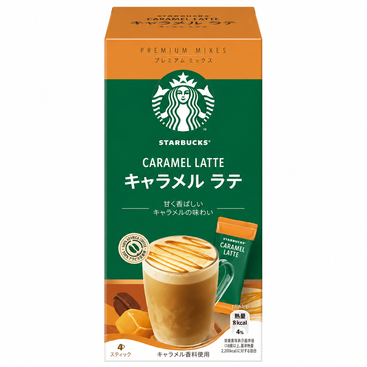 SB Premium Mélange Caramel Latte - 4 sticks