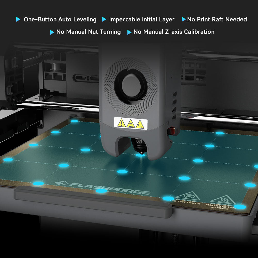 FlashForgeAdventurer 5M Imprimante 3D, vitesse max. 600 mm/s, extrudeuse directe 280 °C, taille d'impression 220 x 220 x 220 mm