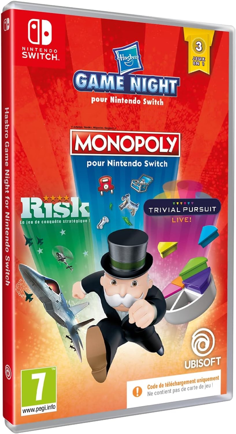 Hasbro Game Night - Code de téléchargement - Switch - Version Française