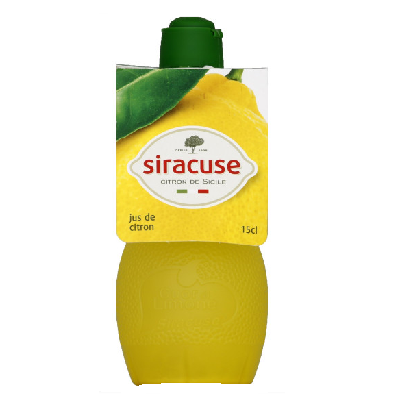 SIRACUSE Jus Citron Jaune 15cl