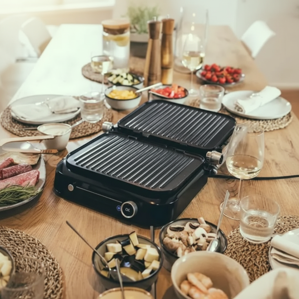 Severin KG 2395 SEVINI Pro Grill de contact - 7 programmes automatiques - 230 °C max - revêtement antiadhésif ILAG