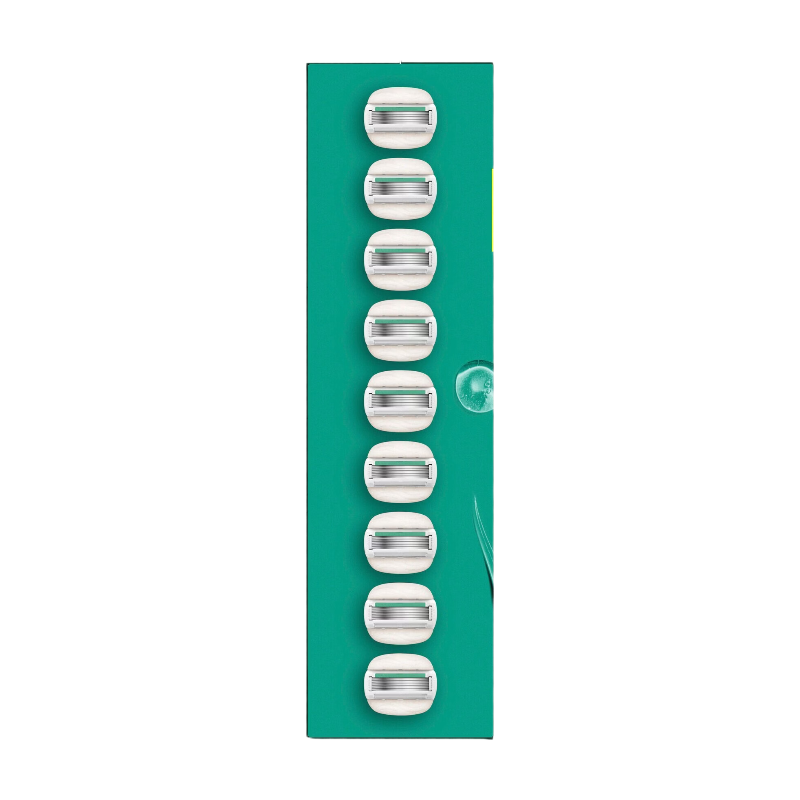 Gillette Venus Comfort Glow Recharges de lames de rasoir, 9 pièces
