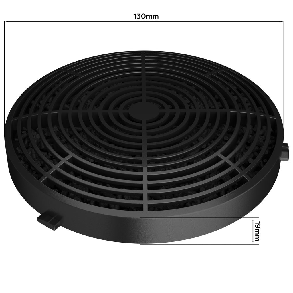 CIARRA CBCF055 Filtre à charbon actif de rechange pour hottes de cuisine – Élimination efficace des odeurs et de la fumée, installation facile
