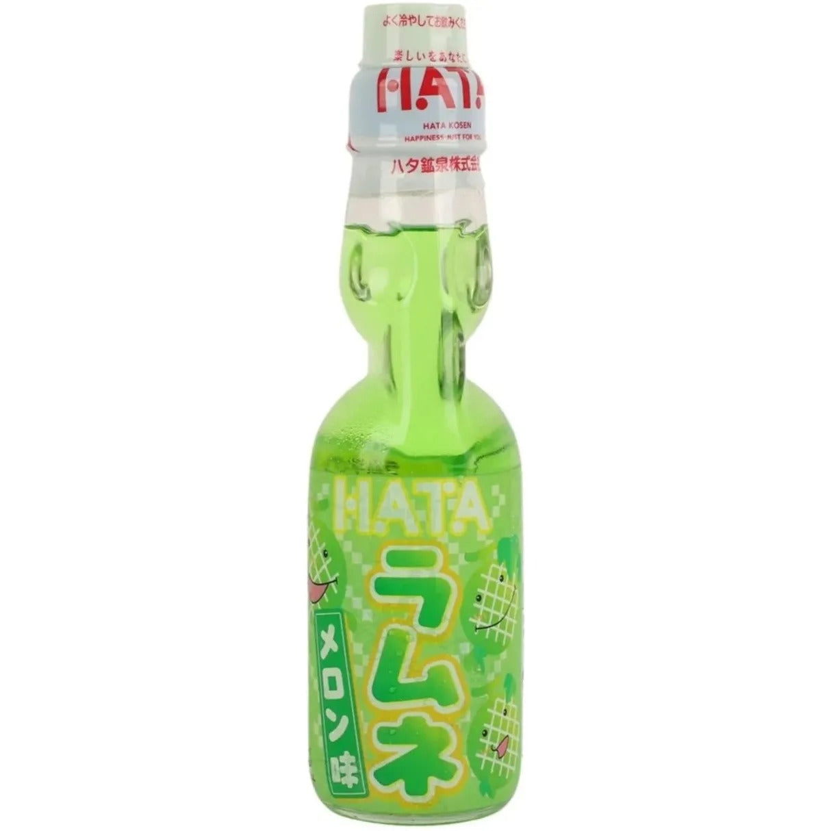 Hatakosen Ramune Boisson gazeuse saveur melon - 200 ml