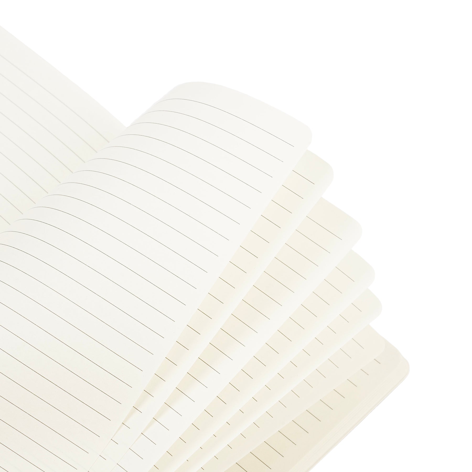 Jubiluu Lot de 3 carnets cousus A5 à couverture souple - 50 feuilles 80 g papier offset - Journal ligné crème classique pour école, bureau, journal intime ou prise de notes quotidienne - Floral éclatant