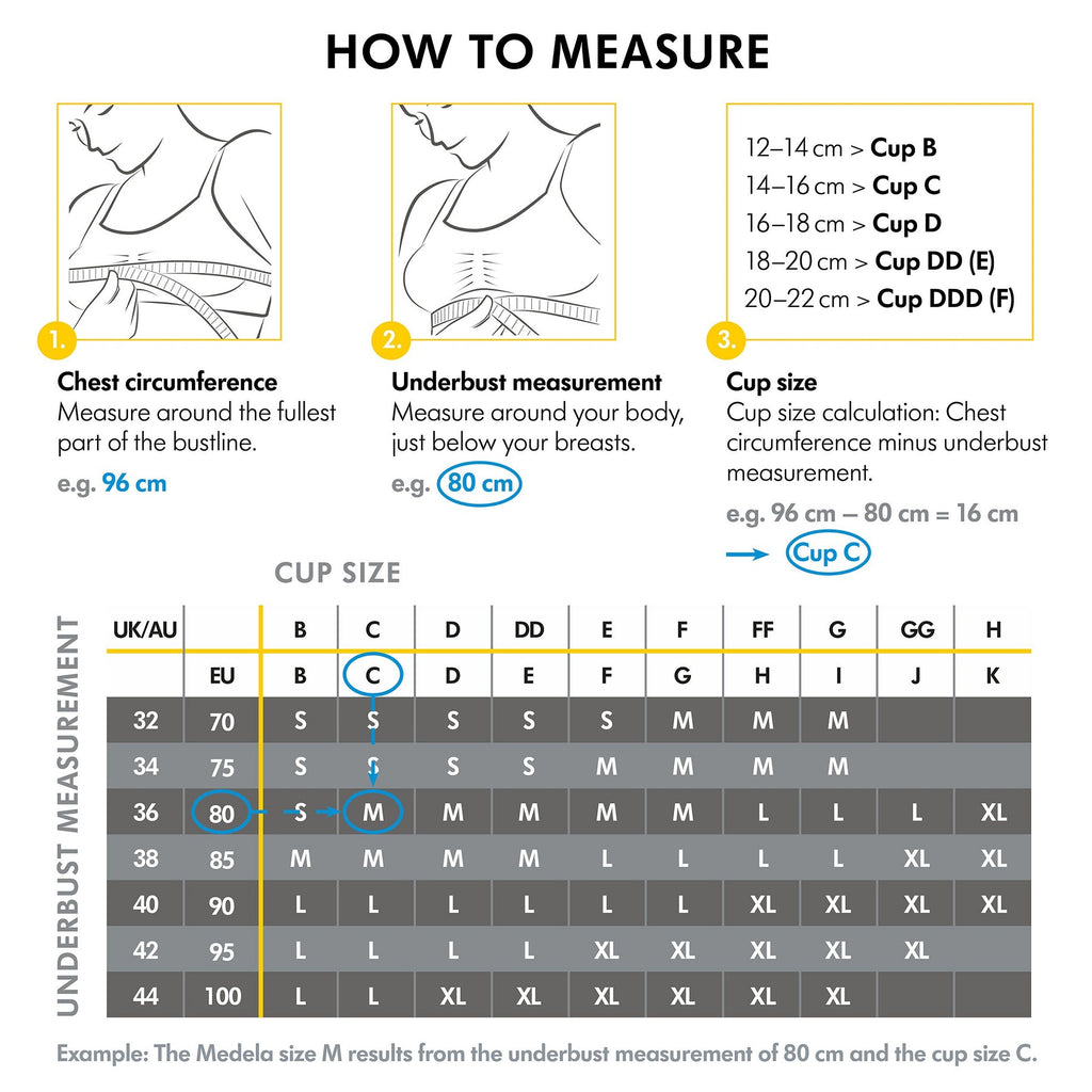 Medela Keep Cool - Brassière d'allaitement, noir - Taille M