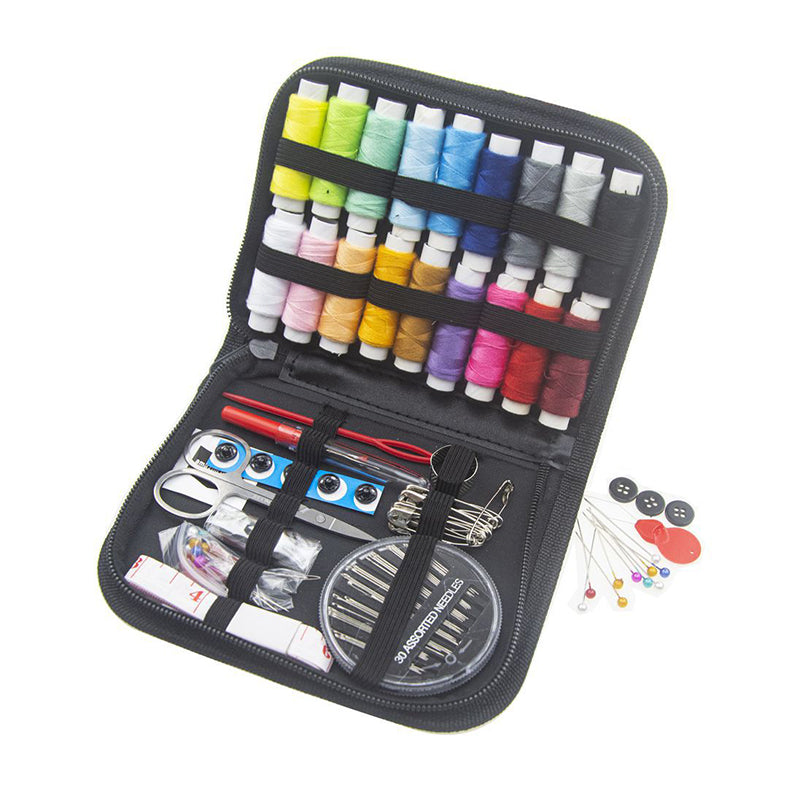 JORDAN&JUDY Kit de couture domestique 86 pièces, comprend fil, aiguilles, boutons et outils de réparation