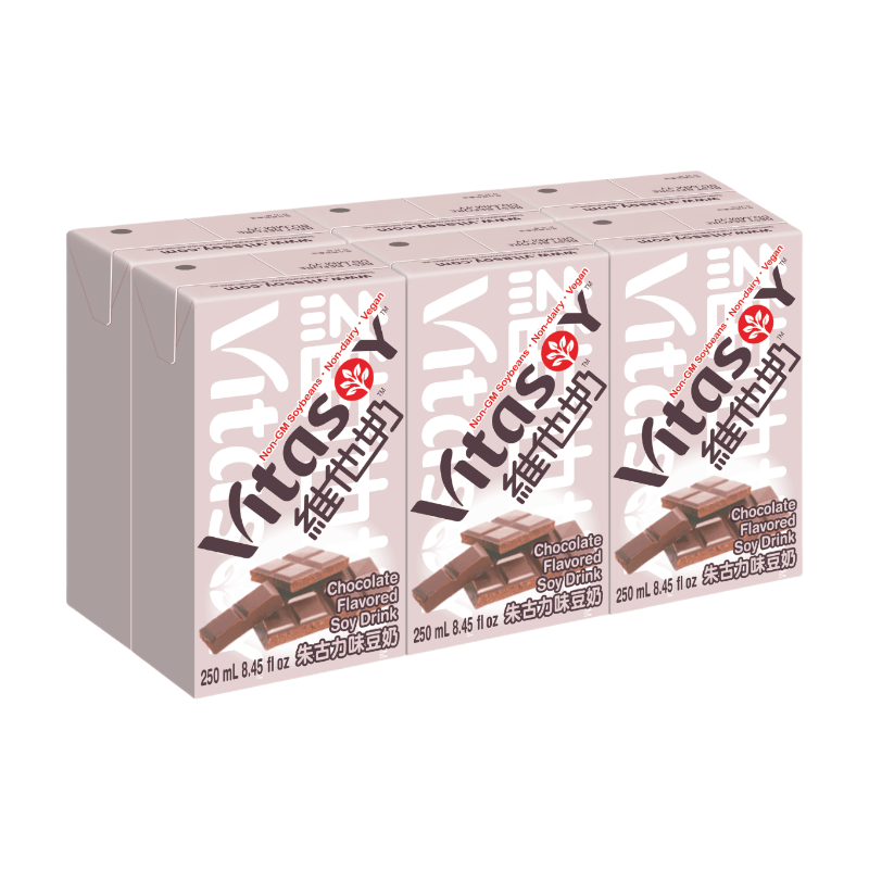Vita Boisson au soja saveur chocolat 6 x 250 ml