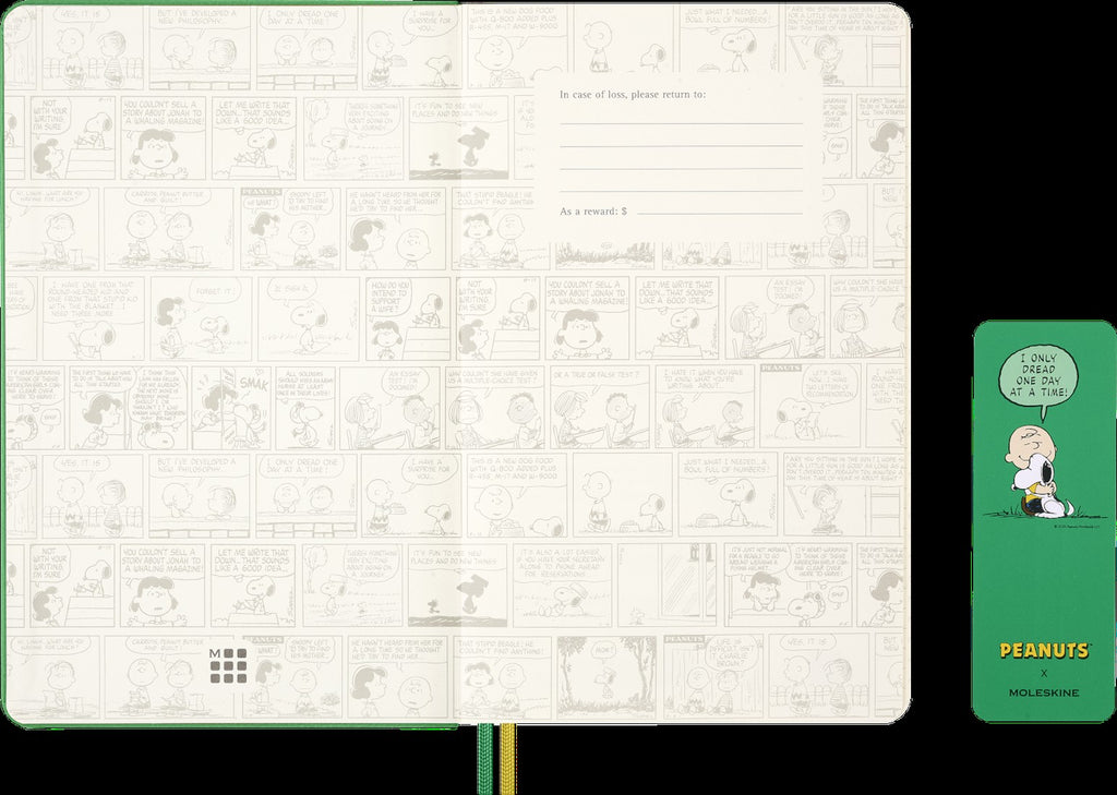 MOLESKINE Edition Limitee Peanuts Charlie & Snoopy Agenda 12M Journalier Grand Format