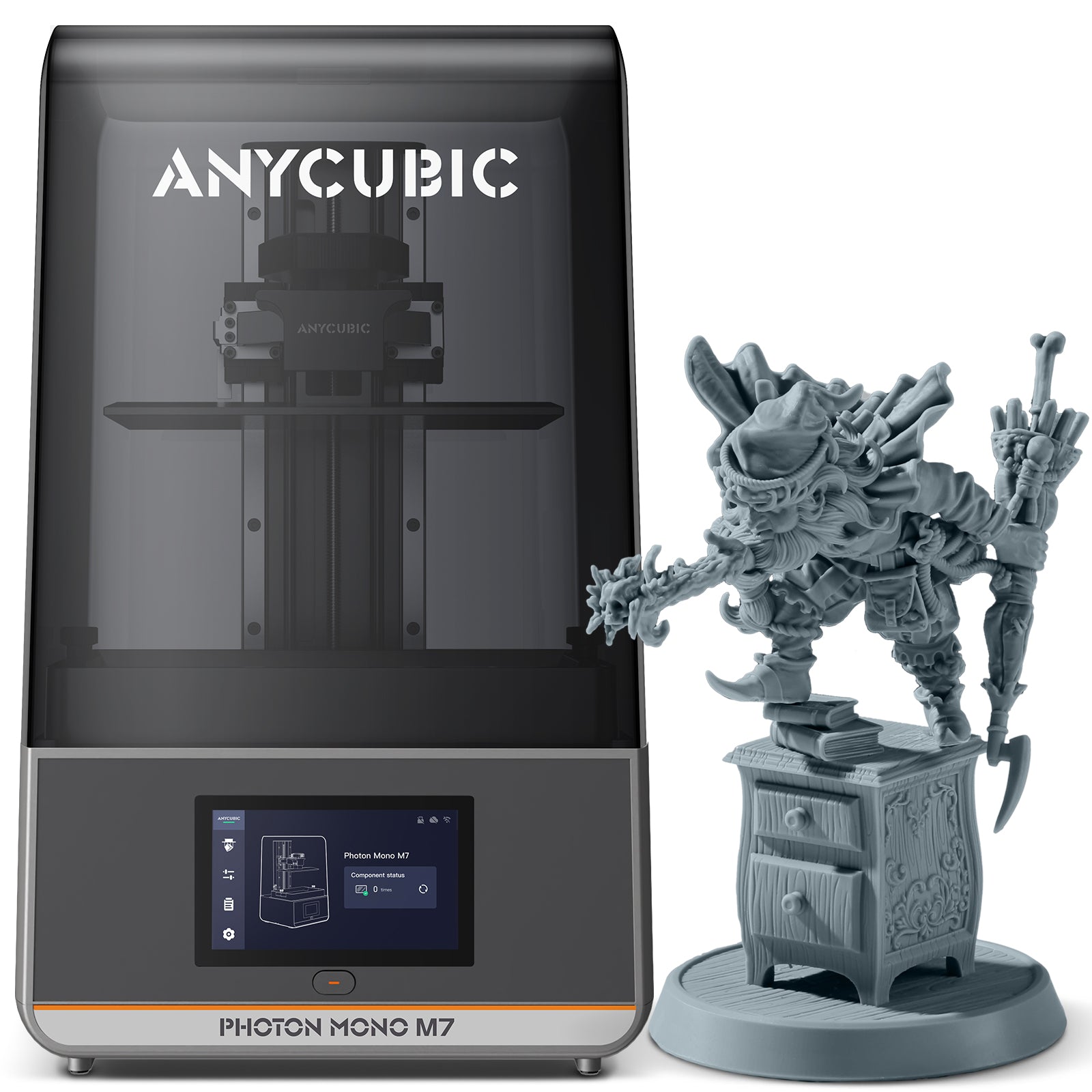 ANYCUBIC Photon Mono M7 14K - Imprimante 3D Résine - Écran LCD Monochrome 10,1 pouces - Source Lumineuse COB 3.0 - Vitesse d'impression 150 mm/h - Volume d'impression 223 x 126 x 230 mm