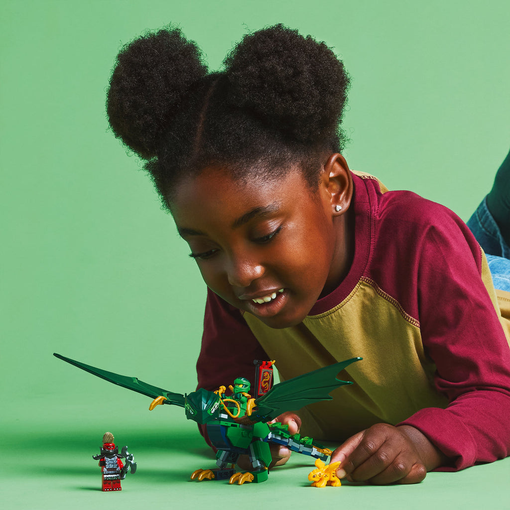 LEGO Ninjago 71829 Set de construction du dragon de la forêt verte de Lloyd