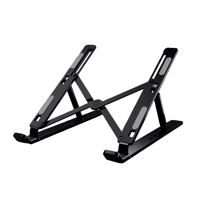 JORDAN&JUDY Support pour ordinateur portable réglable en aluminium noir - 45,7 cm