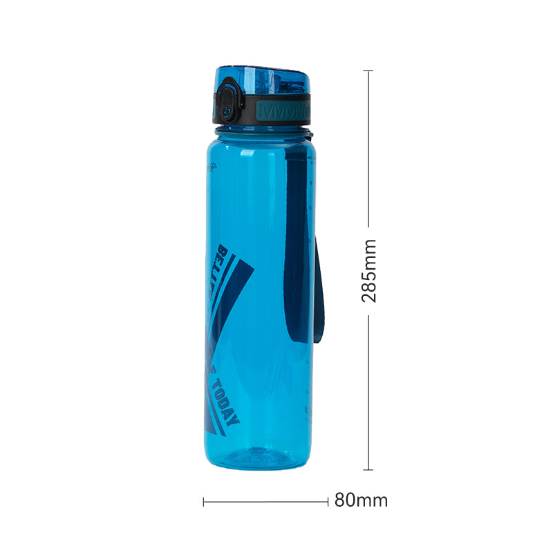 JORDAN & JUDY Gourde de sport en Tritan avec poignée 1000 ml - Bleu foncé