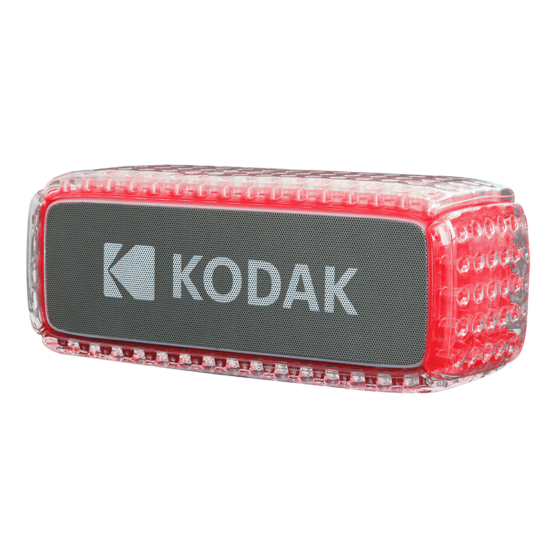 Kodak Enceinte Bluetooth IPX6 - 8 W - Batterie rechargeable 3,7 V/3000 mAh - Rouge