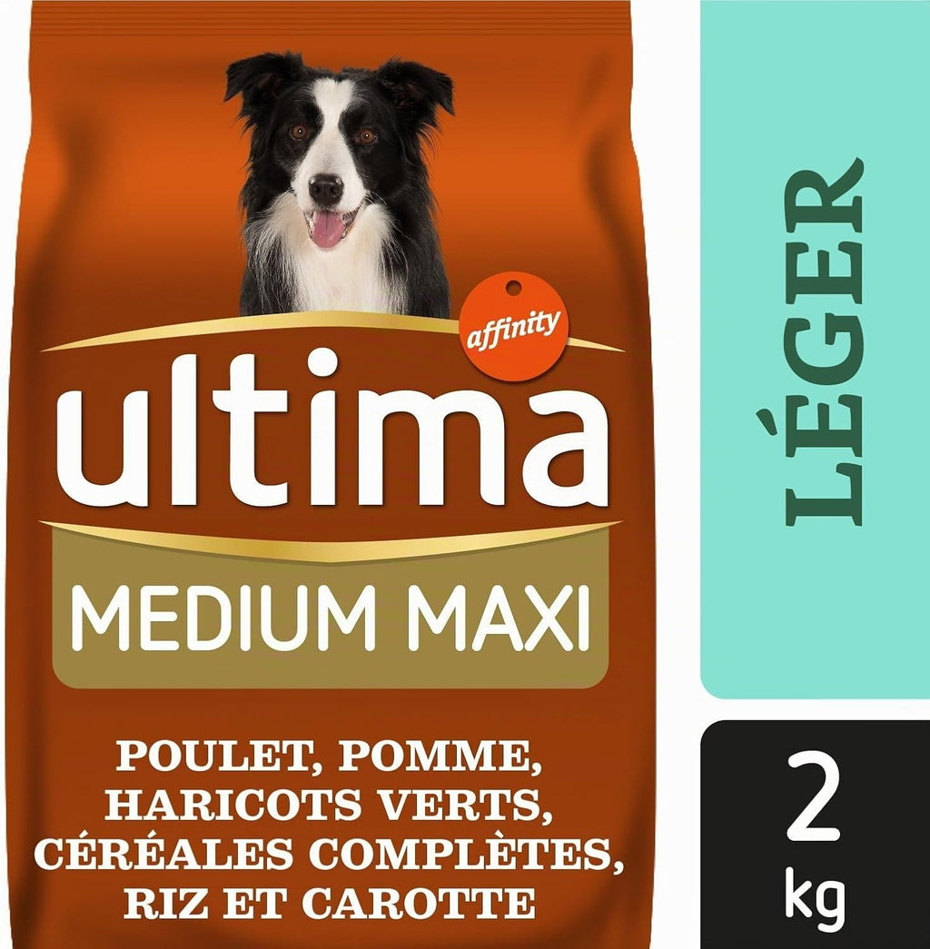 ULTIMA Nourriture pour Chien Maxi Moyen Légère Poulet 2 kg
