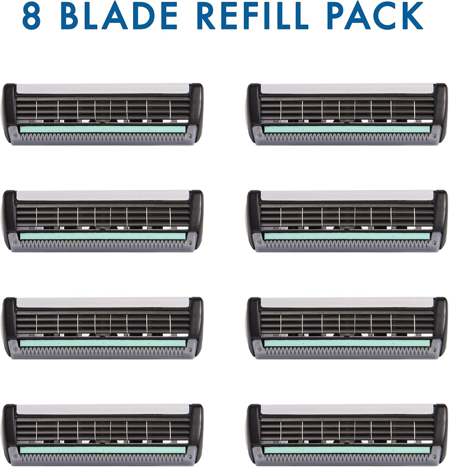 Wilkinson Sword Quattro Lames de rasoir - Lot de 8 lames
