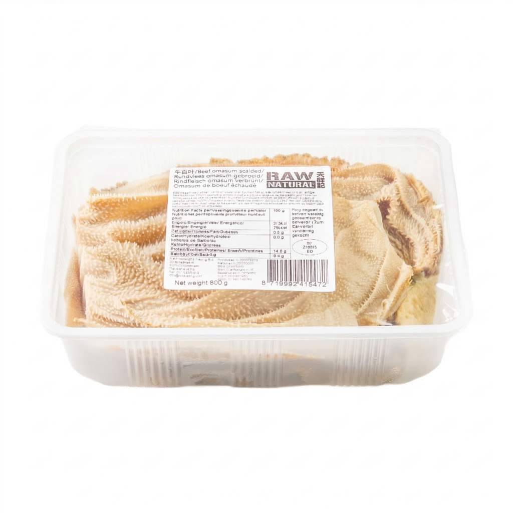 RAW NATURAL Feuillet de Bœuf Échaudé 800 g