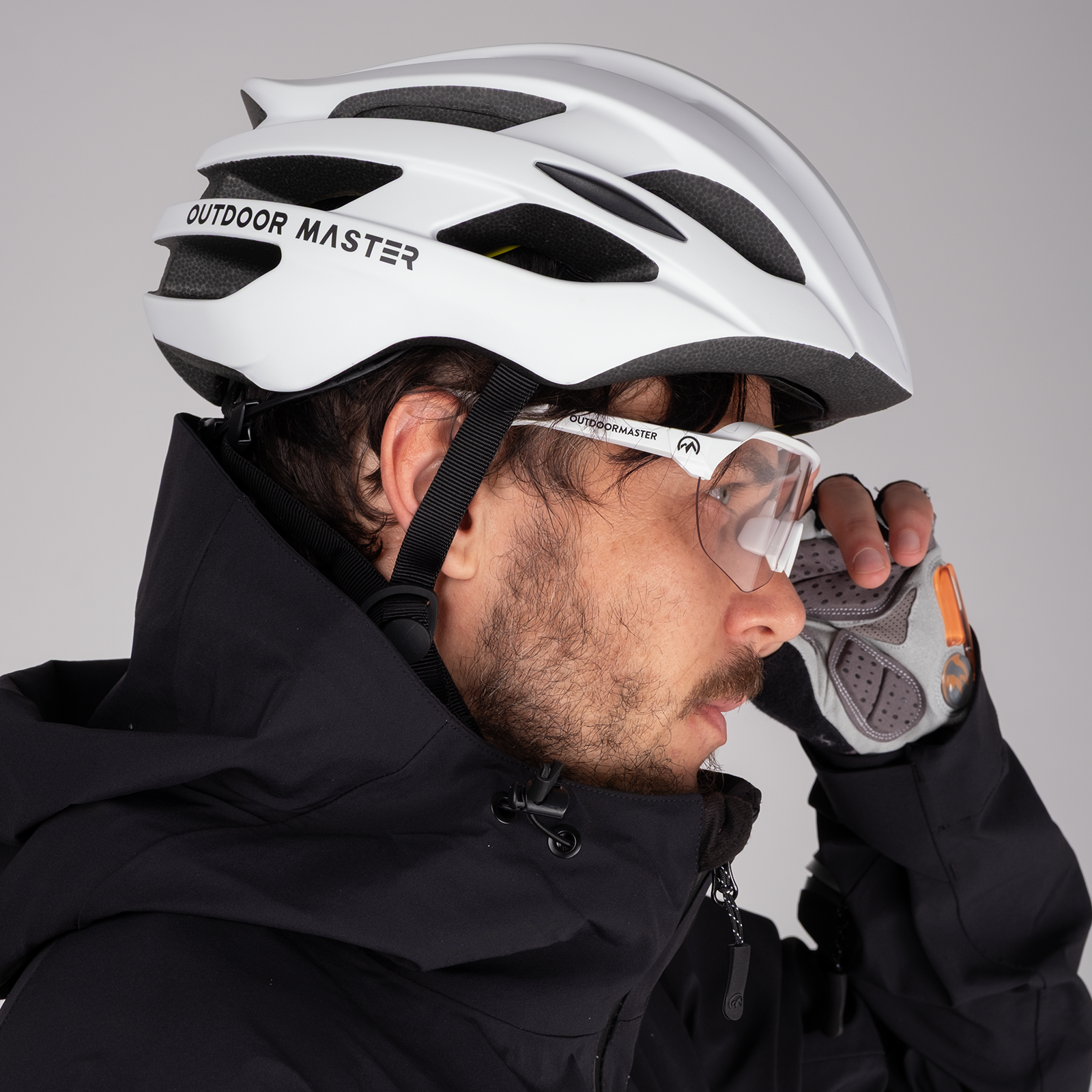 OutdoorMaster MIPS Casque de vélo de route pour adultes blanc - Taille L