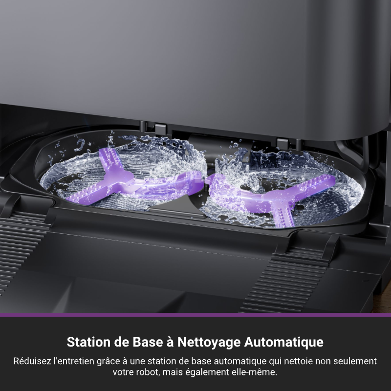 Eureka J15 Pro Ultra Aspirateur robot avec fonction d’essuyage, 16 200 Pa, Technologie anti-enchevêtrement, Détection des liquides et relevage de brosse, Nettoyage à l’eau chaude 75 °C, Autonettoyage
