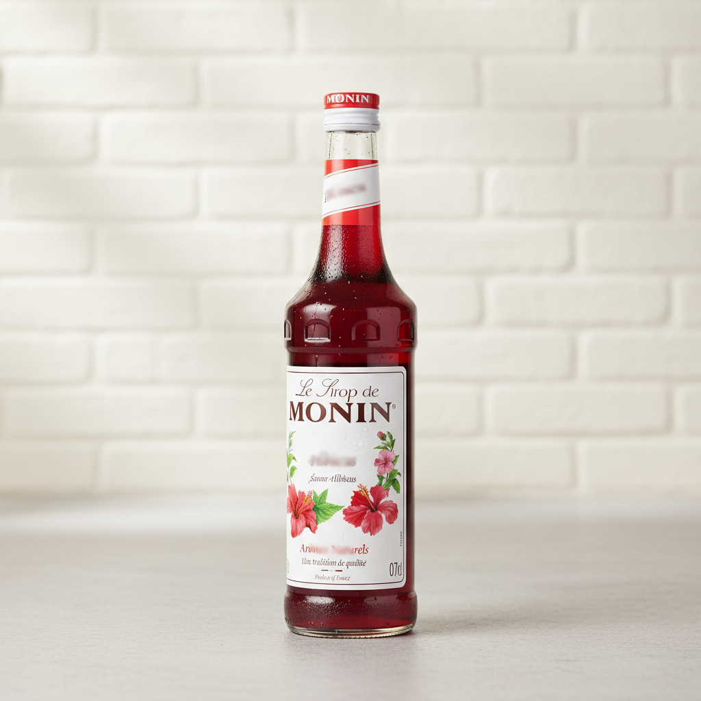MONIN Sirop saveur hibiscus - 700 ml