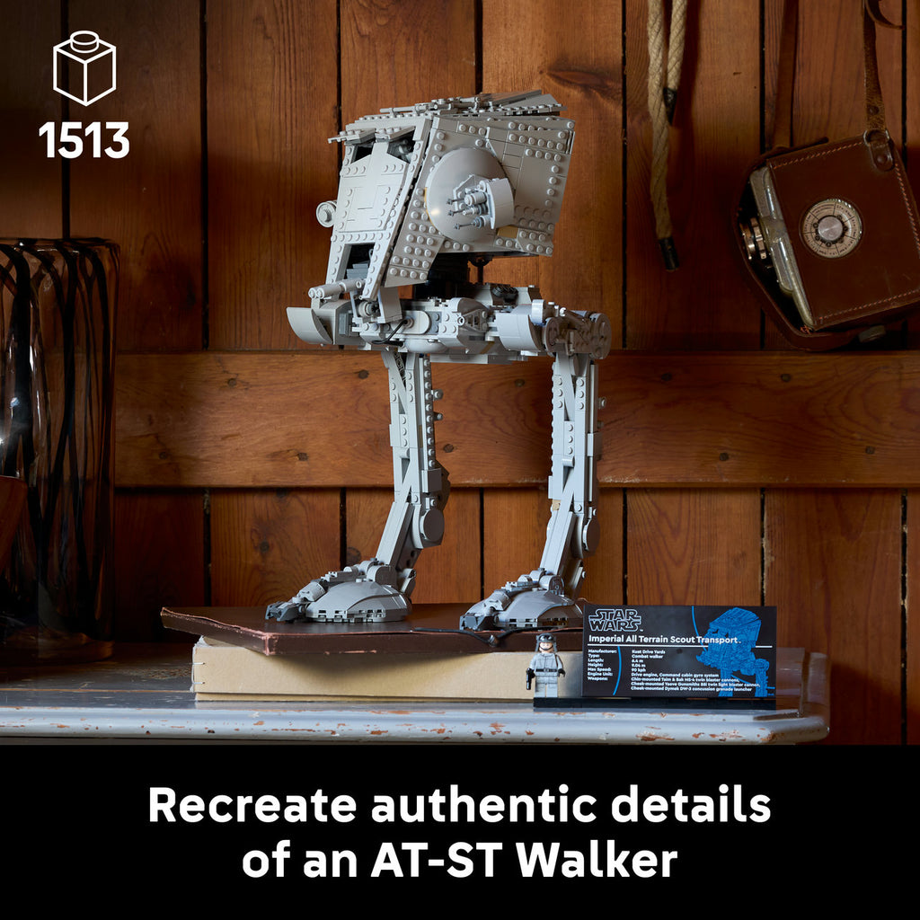 LEGO Star Wars AT-ST Walker 75417 Set de Construction Jouet pour Adultes (1 513 Pièces)