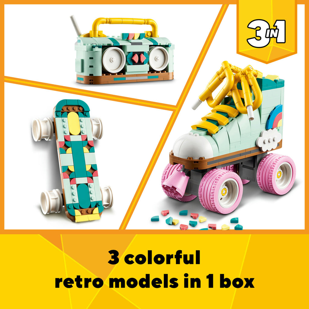 LEGO Creator Set de Construction Patin à Roulettes Rétro Lot de 342