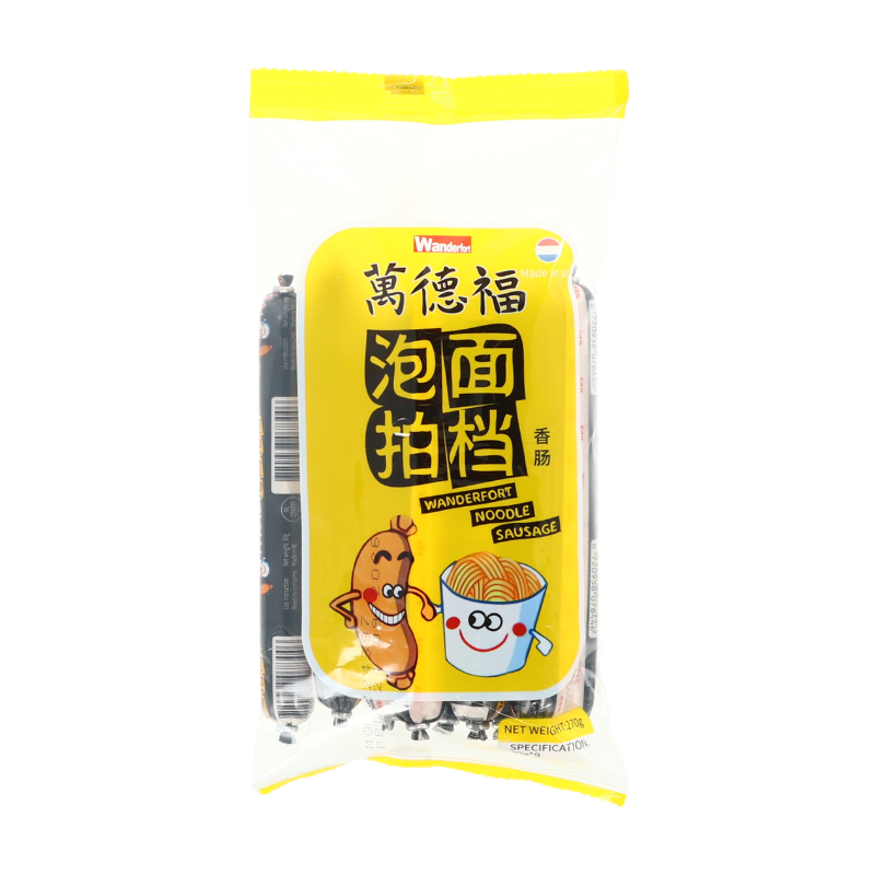 Wanderfort Saucisses pour nouilles instantanées - 270 g/sachet
