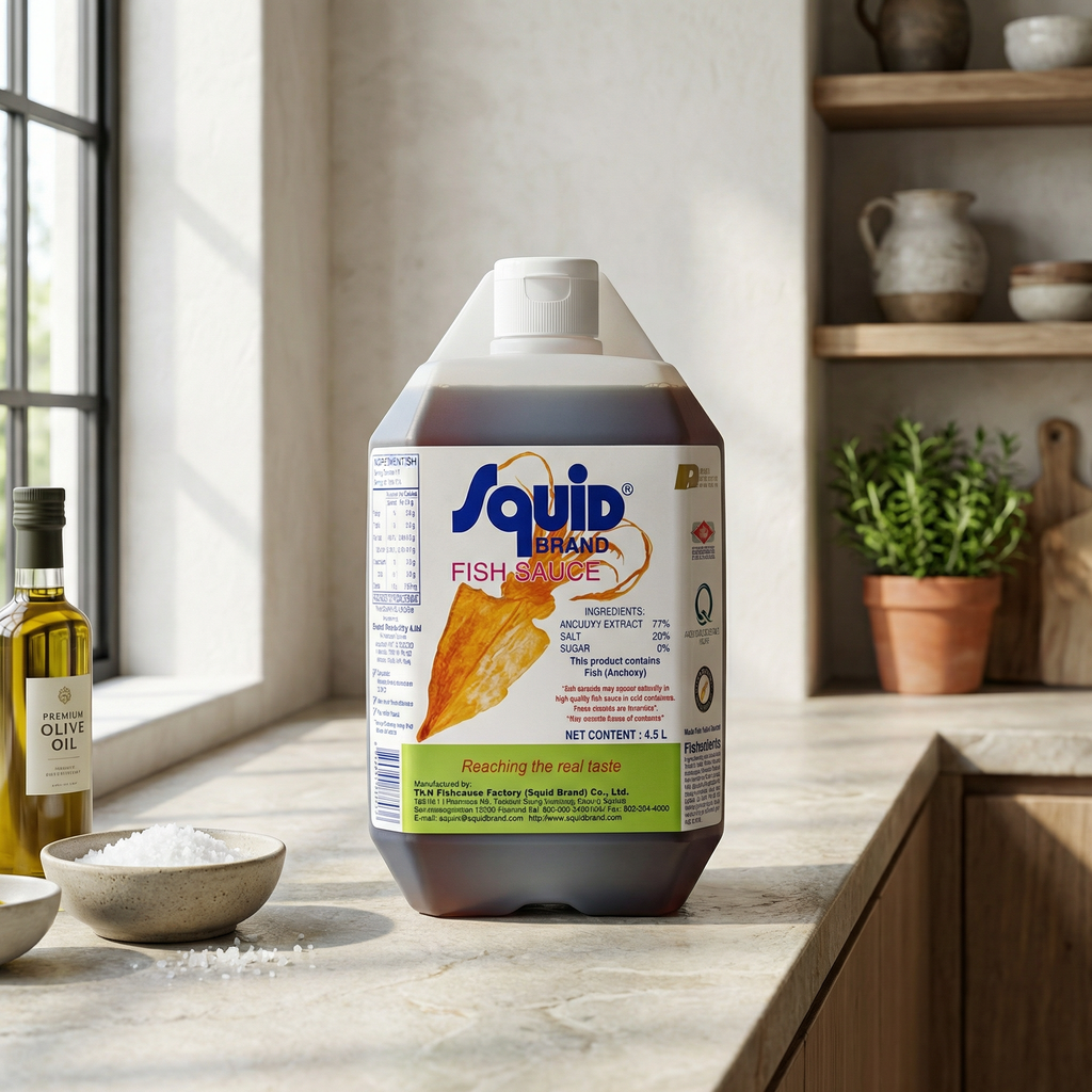 SQUID BRAND Sauce de poisson - 4,5 L