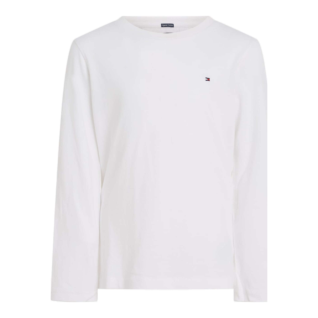 Tommy Hilfiger T-shirt basique à manches longues blanc 8