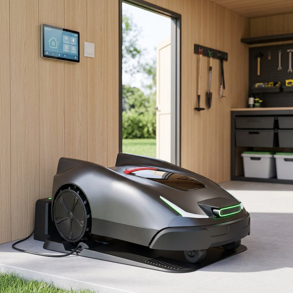 Robot tondeuse Joybee K2, sans fil périphérique, entièrement automatique pour jardins de 3000 m², navigation RTK+Vision, gestion virtuelle multi-zones, contrôle par application