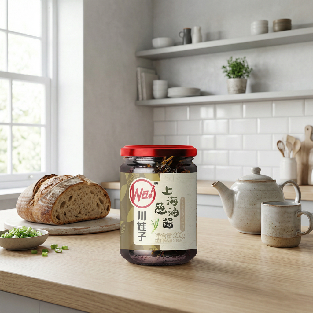 Chuan Wa Zi Sauce à l'huile de ciboule de Shanghai - 230 g