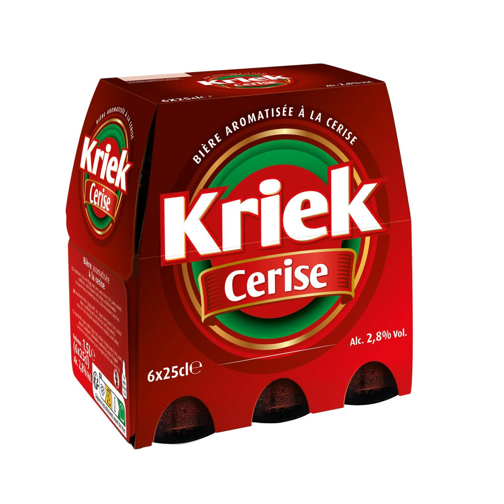 Saint-Omer Bière aromatisée Cerise Kriek 2,8 % - 6 x 25 cl