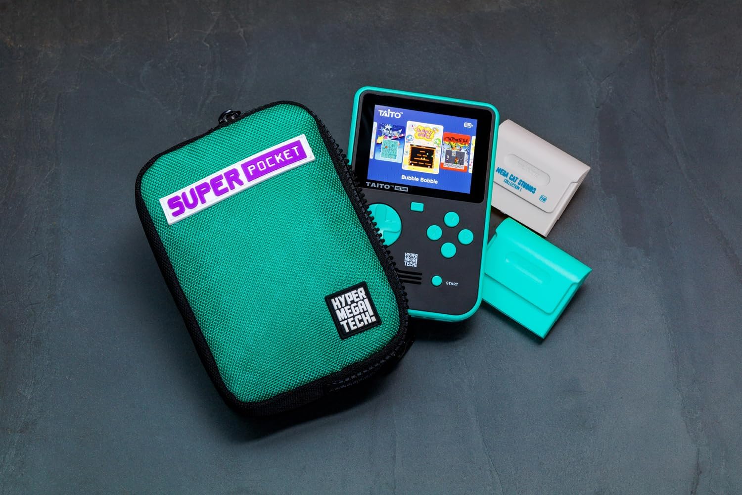 Super Pocket Étui de protection pour console Super Pocket - Vert foncé