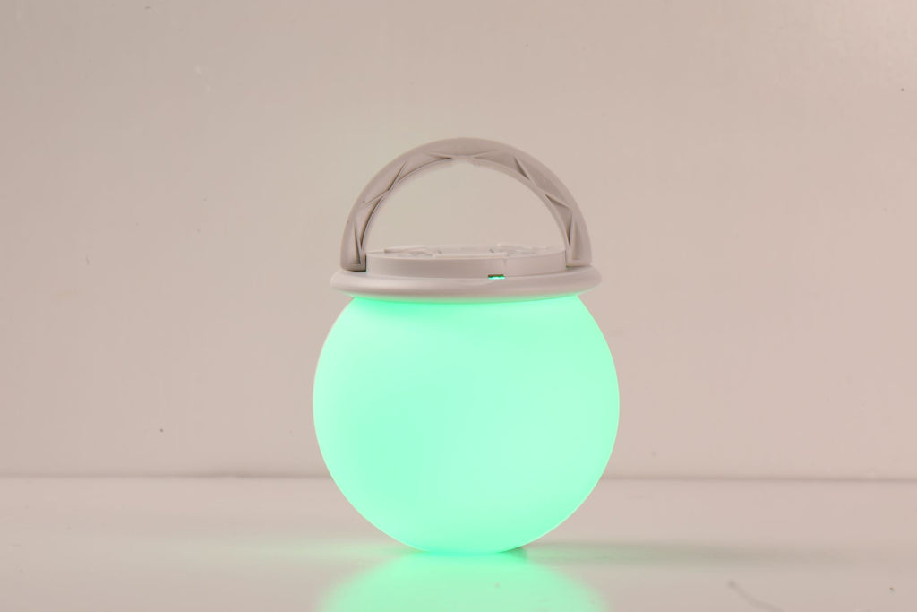 Lauvigo Veilleuse LED rechargeable avec minuterie, blanc chaud + 7 couleurs RGB, diminuabilité sans échelles, 0,9 W, 5 V-1 A, ABS + métal, pour chambre et chambre d'enfant