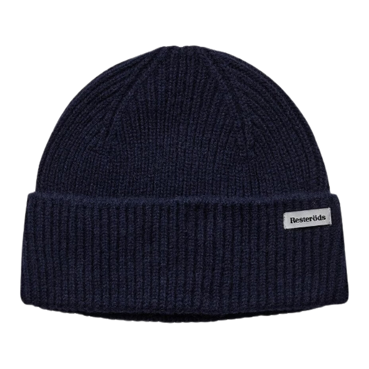 Resteröds Bonnet d'hiver isolé en laine, Coupe classique, Bleu marine
