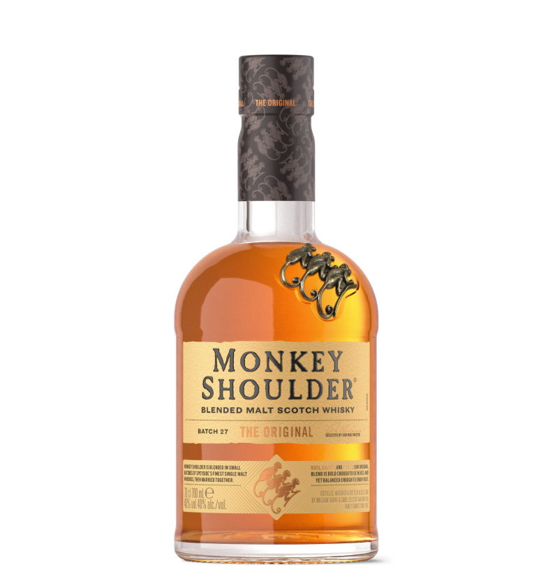 MONKEY SHOULDER Whisky Blended Malt Scotch 40° 70cl