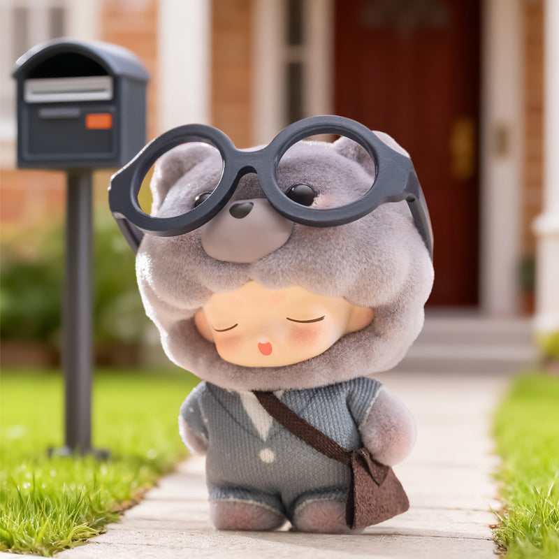 JOTOYS YUMO Boîte Mystère Mini Peluche Famille d'Animaux de Compagnie Dimensions de la Boîte Extérieure 685425355 Modèles 17