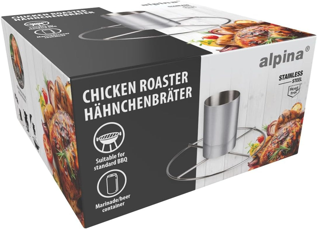 Alpina rôtissoire à poulet en inox - Ø 20 x 10 cm