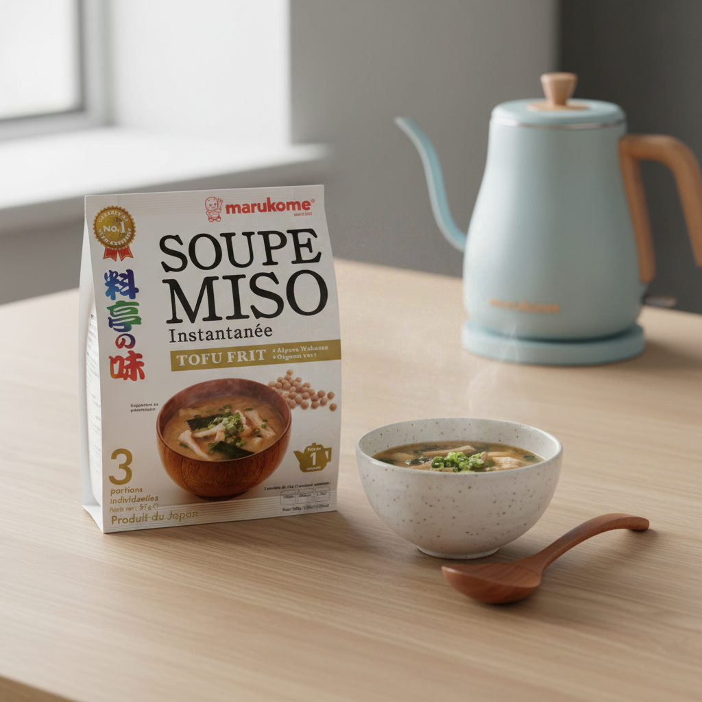Marukome Soupe miso au tofu frit - 57 g
