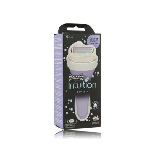 Wilkinson Sword Intuition Rasoir pour Peau Sèche à l'Huile de Noix de Coco et d'Amande - 1 Unité