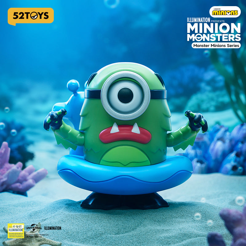 52TOYS Série Minions - Figurine mécanique à ressort articulée, boîte mystère, jouet tendance, produit dérivé Universal, envoi aléatoire