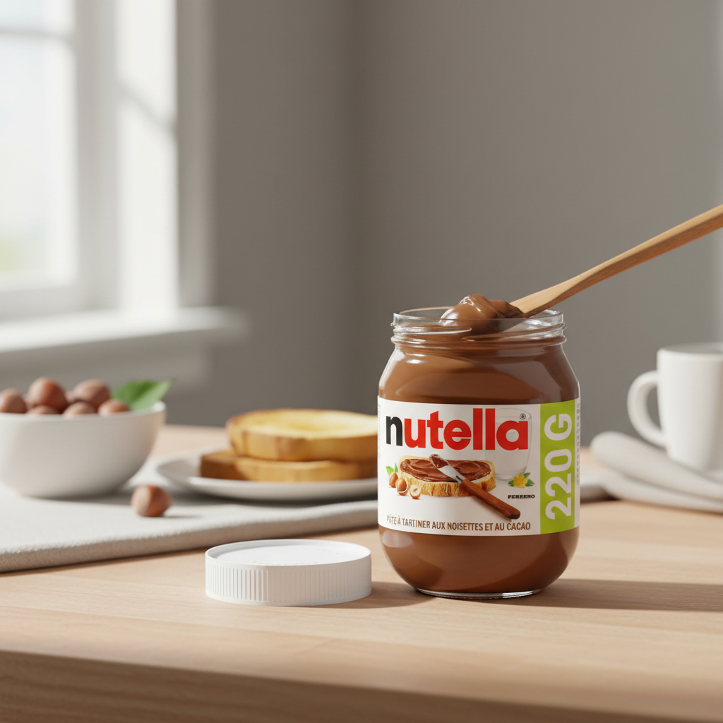 Nutella pâte à tartiner aux noisettes et au cacao 220 g