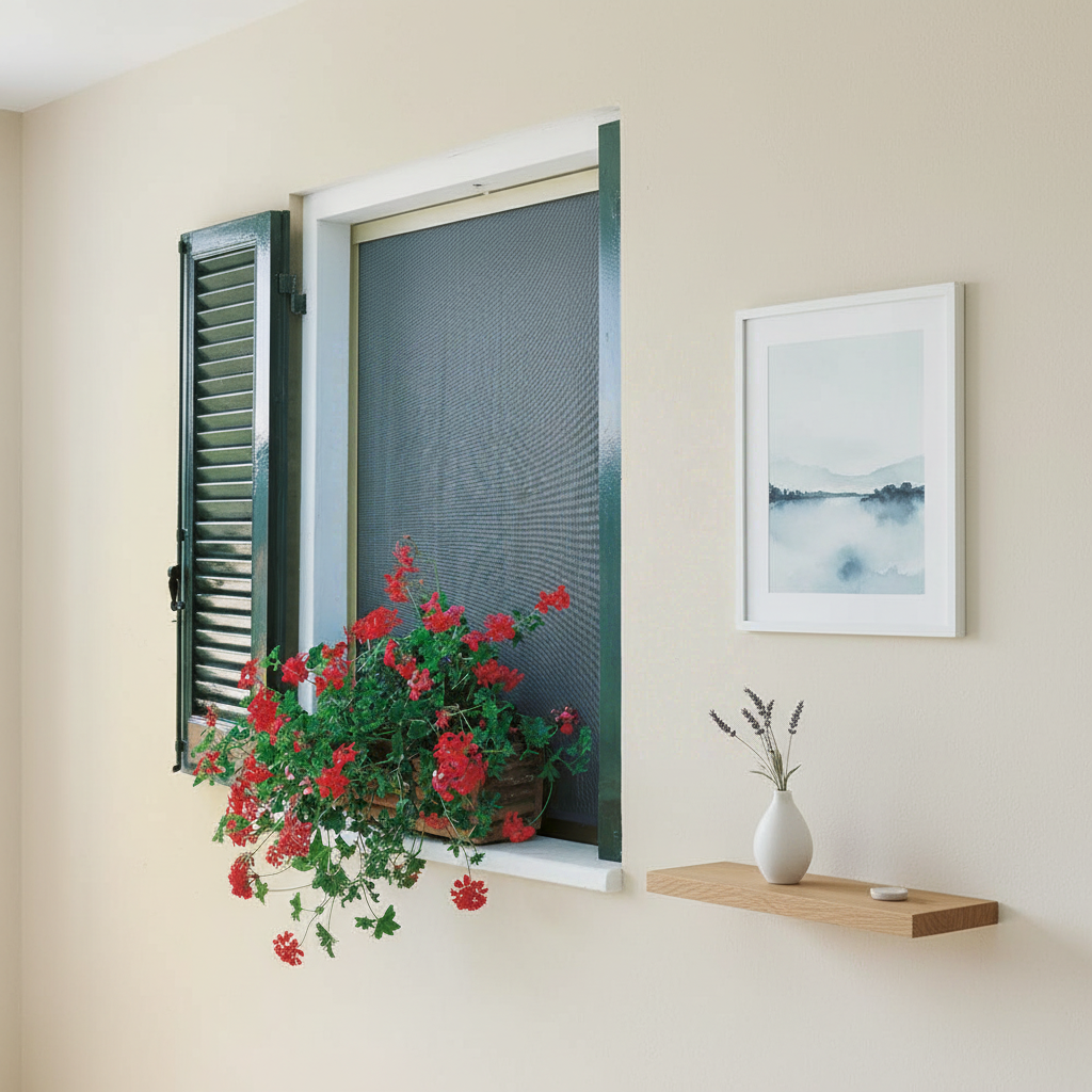 TENAX Moustiquaire en plastique gris - 1 x 5 m