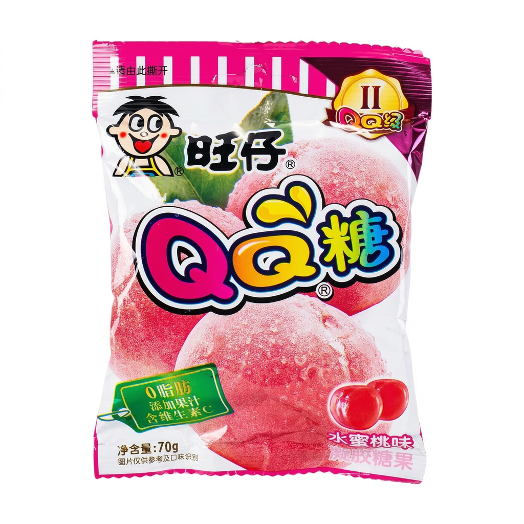 WANT WANT Bonbons saveur pêche - 70 g