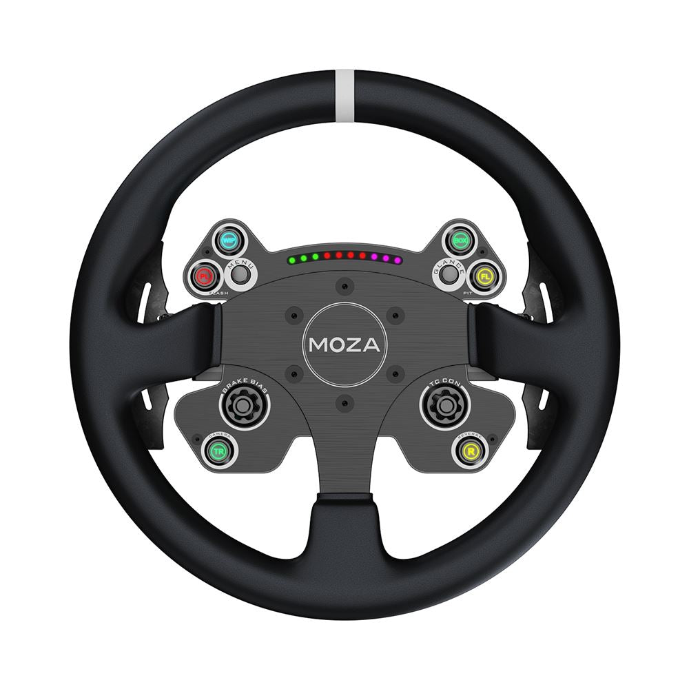 MOZA Racing Volant de course à double embrayage CS V2P pour PC