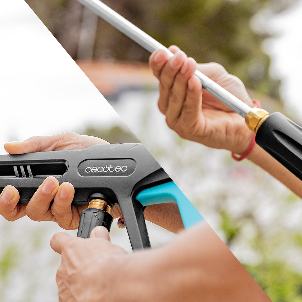 Cecotec HydroBoost 3200 TotalClean High Pressure Washer - 3200W Brushless Pressure Washer 225 Bar, 540 L/h, Aluminium Pump with 14m Operating Radius for Home, Car & Garden, Multi-colored
